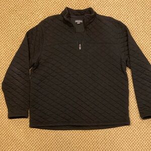Eddie Bauer Quilted Pullover (Black)